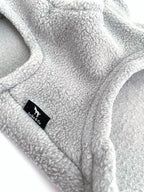 JACKO & CO - Fleece Vest Sweater with Leash Ring - Soft Lightweight Breathable for Puppies Small Medium Dogs, Kitten, Cats, Chihuahua - Warm for Fall/Autumn/Winter (Grey, Medium 6-10lbs)