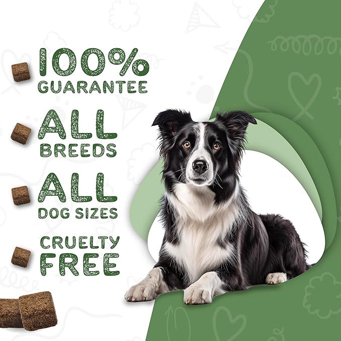 waggedy Calm Max — Calming Chews for Dogs for Balanced Behaviour & Anxiety Relief — Calming Dog Treats for Travel, Fireworks & Separation — Dog Supplements & Vitamins (60 Chews)