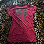 Gothic Tees for Women Y2K Grunge Graphic Short Sleeve Crew Neck T-Shirts 90s Vintage Aesthetic Emo Clothes