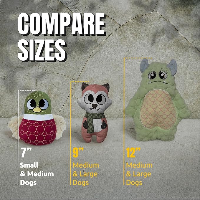 Bite Force -Durable & Strong Dog Toy Beak with Squeaker, Kevlar-Reinforced for Aggressive Chewers for Small Medium Large Dogs - Dark Red.