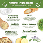 Wellness WHIMZEES Daily Brushzees Dog Dental Treats, Natural Chews, Medium Size Stick, (7 Count)