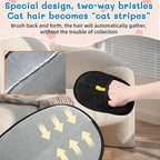 2PCS Pet Hair Removal Gloves, Reusable Double Sided Electrostatic Pet Hair Remover Gloves, Washable Dog & Cat Grooming Gloves for Furniture, Bed, Sheets, Couch, Clothes, Carpet and Car Seat