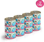 B.F.F. Play - Best Feline Friend Paté Lovers, Aw Yeah!, Tuna & Chicken Check Please! with Tuna & Chicken, 2.8oz Can (Pack of 12)