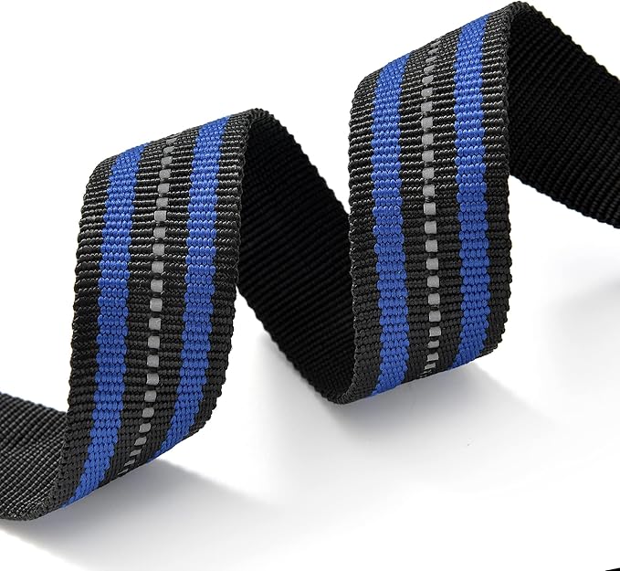 Mile High Life Reflective Dog Collar | Nylon Pet Collars wiith Buckle | Light Weight Puppy Collars | Blue Dog Collars for Small Dogs (Blue, X-S)