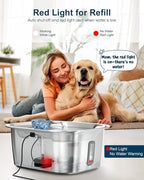 Dog Water Fountain Pump Replacement for D2341, D2419, D2223, D2322 Models, Pet Water Fountain Replacement Pump for PETNF Stainless Steel Large Dog Fountain for Large Dogs, Long Lifespan, Ultra Quiet