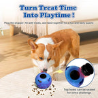 5-in-1 Dog Enrichment Toy – Bite & Brush Freeze Ball, Large Dog Toys, Interactive Chew Toy for Large Aggressive Chewers (25-85 lbs), Freezable Bone for Dogs, Homemade Treat Dispenser, Easy to Clean