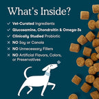 Fera Pets Dog Multivitamin Chews with Glucosamine and Probiotics - Essential Dog Vitamins & Minerals - Promotes Healthy Digestion & Joints - Boosts Skin & Coat Health with Omega-3s - 90 Soft Chews