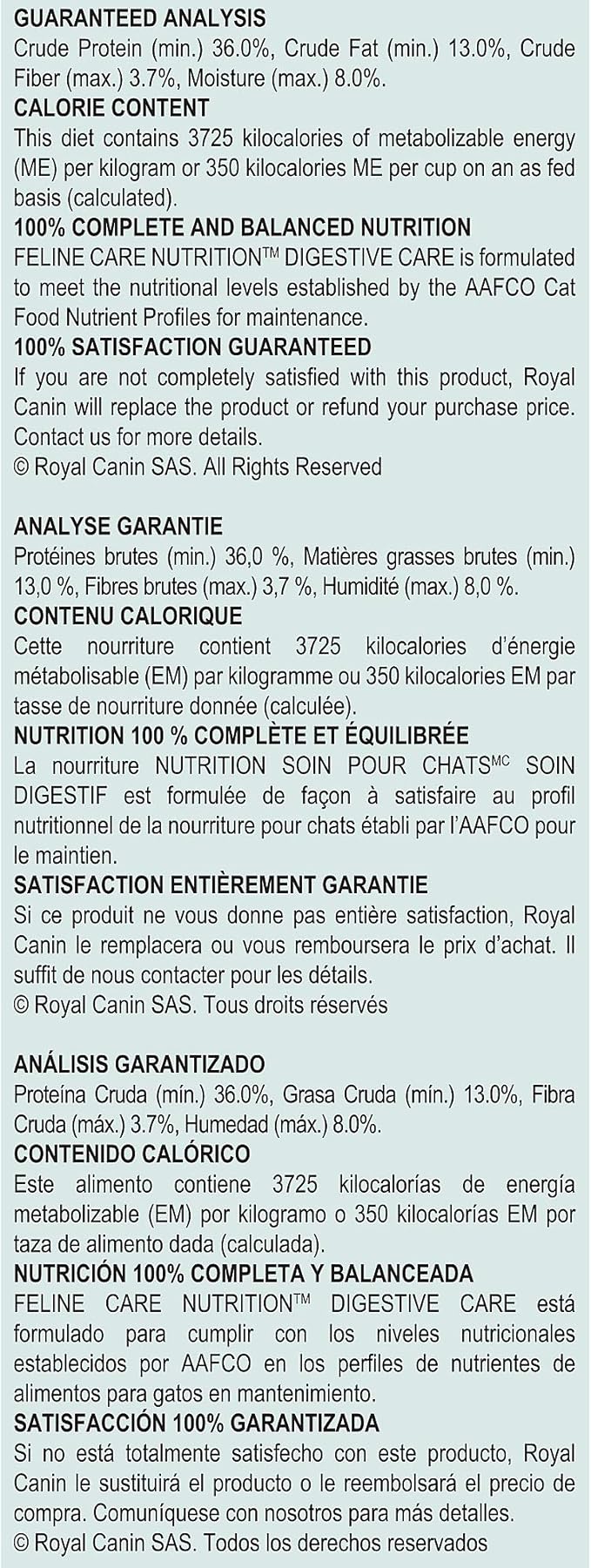 Royal Canin Feline Care Nutrition Digestive Care Adult Dry Cat Food, 6 lb Bag
