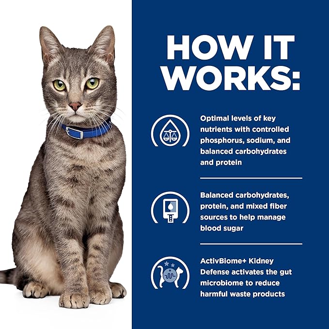 Hill's Prescription Diet Multi-Organ Support Chicken Cat Wet Food, 24 x 5.5 oz case