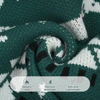 Ultra-Soft Turtleneck Mini Dachshund Sweater, Winter Christmas Knitted Dachshunds Vest Sweaters for Small Dog, Pullover Weiner Clothes for Girls Boys Dogs, Weenie Outfit for Miniature Dogs(Green, XS)