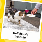 Temptations Creamy Puree Squeezable Lickable Wet Cat Treats with Salmon, 0.42 oz. Tubes, 16 Count