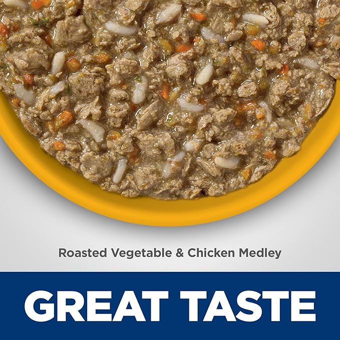 Hill's Science Diet Perfect Weight, Adult 1-6, Weight Management Support, Wet Cat Food, Chicken & Roasted Vegetables Stew, 2.9 oz Can, Case of 24