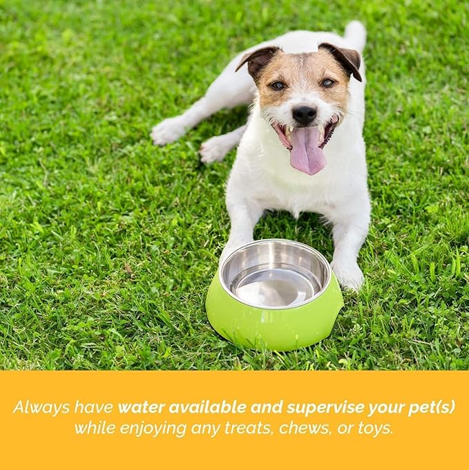 123 Treats Goat Horns for Dogs – (Small, 3 Count) Long Lasting Dog Treats for Aggressive Chewers, 100% Natural, Rich in Protein & Low in Fat, Supports Dental Health