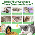 Flea and Tick Prevention for Cats, 500 Crunchy & Creamy Chews, Cat Flea Chewables with Natural Oral Flea Treatment Supplement Cats, Skin & Coat Support - All Breeds & Ages - Chicken and Krill Flavor