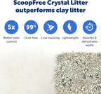 PetSafe ScoopFree Disposable Crystal Cat Litter Tray - Easy Cleaning Box - Refill Tray for Electric Litter Box - Fragrance Free - 4.3 lb Bags - 3 Pack