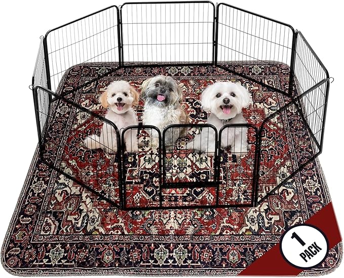 PUPIBOO Washable Pee Pads for Dogs and Cats - XXL (1 Pack) 6 FT X 6 FT Super Absorbent Reusable Puppy Training Pads - 100% Waterproof, Leak-Proof & Non-Slip Whelping Pads for Pet Housebreaking