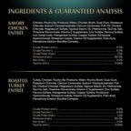 Sheba Perfect Portions Wet Cat Food Pate Savory Chicken Entree and Roasted Turkey Entree Variety Pack, 2.6 oz. Twin Pack Trays (12 Count, 24 Servings) (Pack of 2)