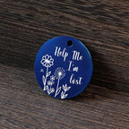 MYLUCKYTAG QR Code Stainless Steel Dog ID Tag - Personalized, Online Pet Profile, Email Location Alert, Durable