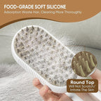 4-in-1 Steam Brush for Cats – Self-Cleaning Comb for Long and Short Hair Cats and Dogs, Steam Pet Brush for Hair Removal, Vibrating Message, Grooming & Relaxation (White)