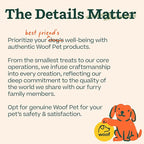 WOOF Pupsicle Refill Pops - Low-Mess Dog Snacks - with Peanut Butter and Beef - Dog Treats - Long Lasting - XL Pops - 5 Count