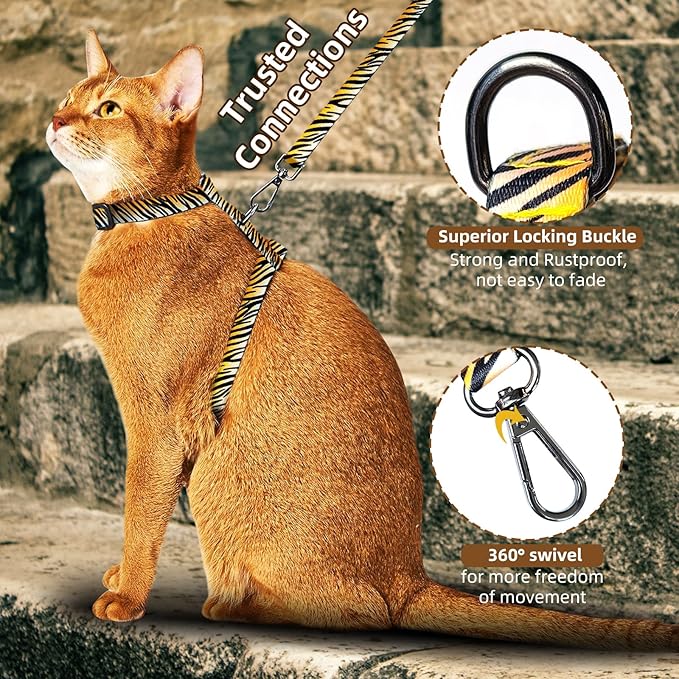 Cat Harness and Leash Escape Proof (S)