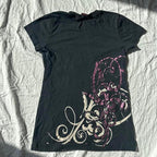 Gothic Tees for Women Y2K Grunge Graphic Short Sleeve Crew Neck T-Shirts 90s Vintage Aesthetic Emo Clothes