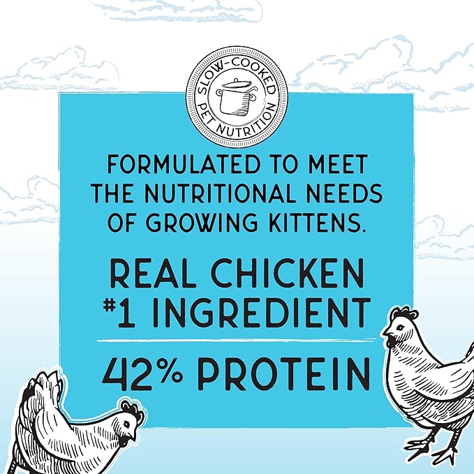 Blackwood Bounty Dry Cat Food, Kitten Formula, Chicken & Herring Recipe, 4.5 Pound Bag, High Protein, Grain Free