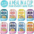 Weruva Meals 'n More Natural Wet Dog Food, Steak Frites Dinner Plus Skin & Coat Health, 3.5oz Cup (Pack of 12)
