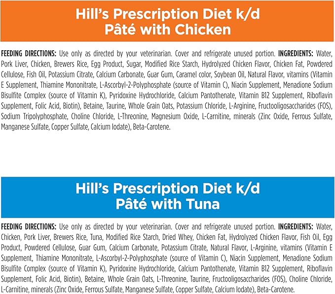 Hill's Prescription Diet k/d Kidney Care Starter Kit Variety Pack Cat Food, 5.25 oz. Dry Food (2), 5.5 oz. Can (2), 2.9 oz. Can (4)