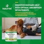 NaturVet – Digestive Enzymes for Dogs - Plus Probiotics & Prebiotics | Helps Support Diet Change & A Healthy Digestive Tract | for Dogs & Cats | 8 oz Powder