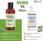 Deley Naturals Dog Fish Oil Icelandic 2X Omega - Dog Itching Skin Relief with Omega 3 6 9 for Allergies, Coat & Heart - Omega 3 Fish Oil for Dogs Skin Irritation - 4oz Omega Oil for Dogs Made in USA