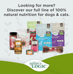 Nature's Logic Grain-Free Dry Dog Food - All-Natural, High Protein, No Synthetic Vitamins/Minerals - Gluten Free - Supports Healthy Digestion - All Breeds & Ages - Chicken Meal Feast, 4.4lbs