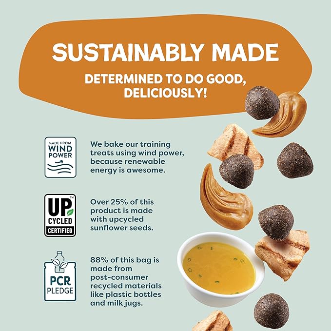 Shameless Pets Dog Training Treats Bacon/Apple and Chicken/Peanut Butter - Natural and Soft Puppy Treats with Collagen - Medium Dog Treats Pack of 2 (8oz Each)