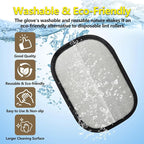 2 Pack Pet Hair Removal Glove for Dogs & Cats, Electrostatic Pet Hair Remover for Laundry, Carpet, Furniture, Car, Bedding, Easy Cleaning & Grooming Tool