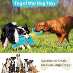 Dog Toys Cute Alligator Dog Toy Tough Plush Puppy Toy for Playtime, Training & Tug of War- Interactive Squeaky & Crinkle Chew Toy for Small to Large Dogs