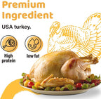 iPaw Turkey Dog Treats, All Natural Human Grade Dog Treat, Suitable for Training chew, US Sourced Raw Material, Hypoallergenic, Rawhide Alternative, Braided Stick