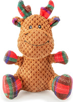 Christmas Dog Toys Dog Squeaky Toy with Crinkle Paper Interactive Durable Plush Dog Chew Toys for Puppy, Small, Middle, Large Dogs Training and Reduce Boredom