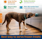 PUPCUP - Frozen Dog Toy, Licking Toy, Dog Enrichiment Toy for Boredom, Suction Base, Easy Clean, Fillable and Freezable Toy