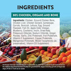 Northwest Naturals Freeze-Dried Chicken Dog Food - Bite-Sized Nuggets - Grain-Free, High-Protein, Raw Diet, Human-Grade Ingredients, All Natural, Premium Quality, Healthy & Nutritious - 12 Oz