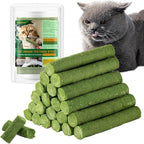120g/4.23oz Cat Grass Teething Stick Hairballs,Chew Sticks for Cats,Catnip Toys Sticks Indoor Kitten Chew Stick