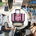 YUDODO 2 Packs 25 lbs Lightproof Soft Sided Pet Carrier for Large Cat & Small Dog Airline Approved Travel Puppy Carriers with Side Pockets & Reflective Mesh, Foldable Portable for Car Grey Green+Grey