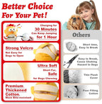 Interactive Dog Toys, Squeaky Moving Ball Toy with Jumping & Music Modes, Rechargeable Plush Chew Toys for Small/Medium/Large Dogs to Keep Puppy Busy Pet Toys (Chick)