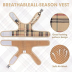 BINGPET Cat Harness and Leash Escape Proof - Soft and Air-Mesh Kitten Travel Walking Harness - Vest Harness for Small Medium Large Cats & Puppy Dog & Rabbit