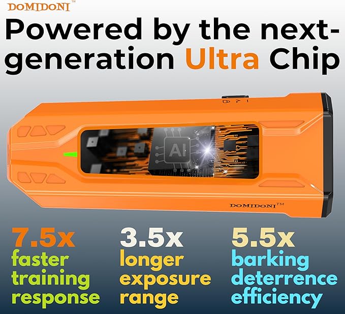 2025 Upgraded Dog Bark Deterrent Device - Anti Barking Devices for Dogs, Indoor Outdoor Use Rechargeable, Safe for Dogs & Humans, Portable No More Barks Ultrasonic Dog Training Device (Alpha Pro)