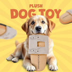 Barkingstock Shoe Dog Toy with Squeaker and Crinkle - Funny Cute Parody Pets Toys - Toys for Small, Medium and Large Pets - Puppy Birthday Gifts - Funny Pet Toys