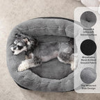 INVENHO Large Dog Beds Large Sized, Washable Orthopedic Warming Soft Sleeping Durable with Anti-Slip Bottom