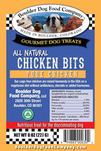 Chicken Bits, 8 oz: Grain Free Dog Treats - Dog Treats Made in USA Only - All Natural Dog Treats - Healthy Dog Treats - Dog Snacks (Pack of 3)