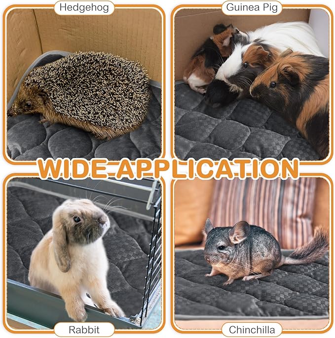 4 Pack Self Warming Cat Mat Self Heating Cat Pad Warm Thermal Pet Bed Washable Dog Crate Pad Body Heat Dog Cat Bed Mat Blanket Non Slip Bottom for Outdoor Indoor Pets (20 x 28 Inch)
