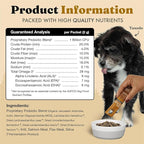 Vital Probiotics for Dogs - Wolf Microbiome, Daily Digestive Health, Dog Probiotics for Digestive Health, Powder Probiotic Supplement, Prebiotics & Postbiotics, Veterinarian Developed, 30 Packets