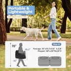 2-in-1 Dog Playpen 58''Pop Up Cat Pet Playpen, Assembly-Free Indoor Outdoor Kitten Enclosure, Breathable Cat Cage Portable Puppy Tent Crates Kennel for Small Animals(No Divider, Unified Space)